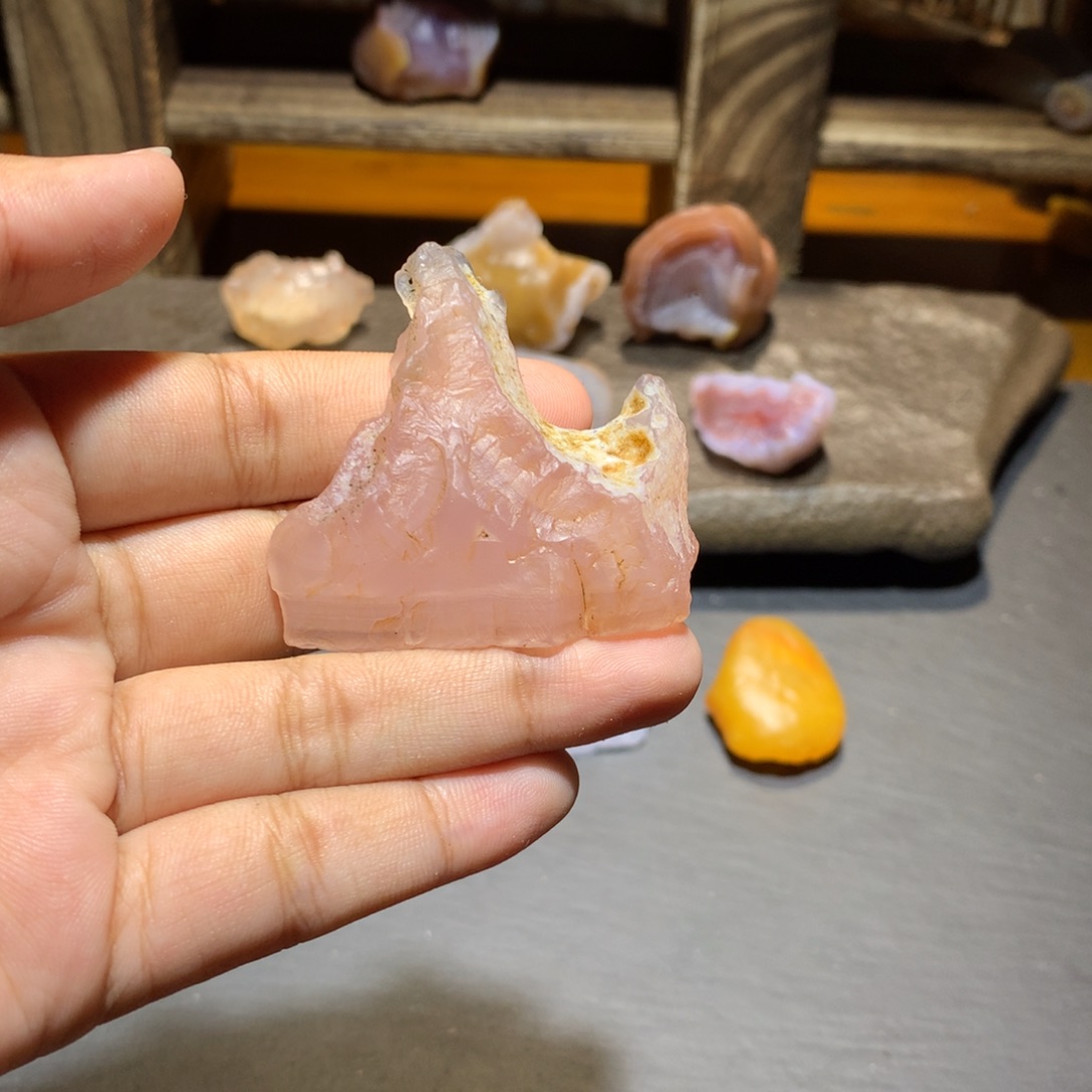 未镶嵌玛瑙/玉髓珠宝奇石