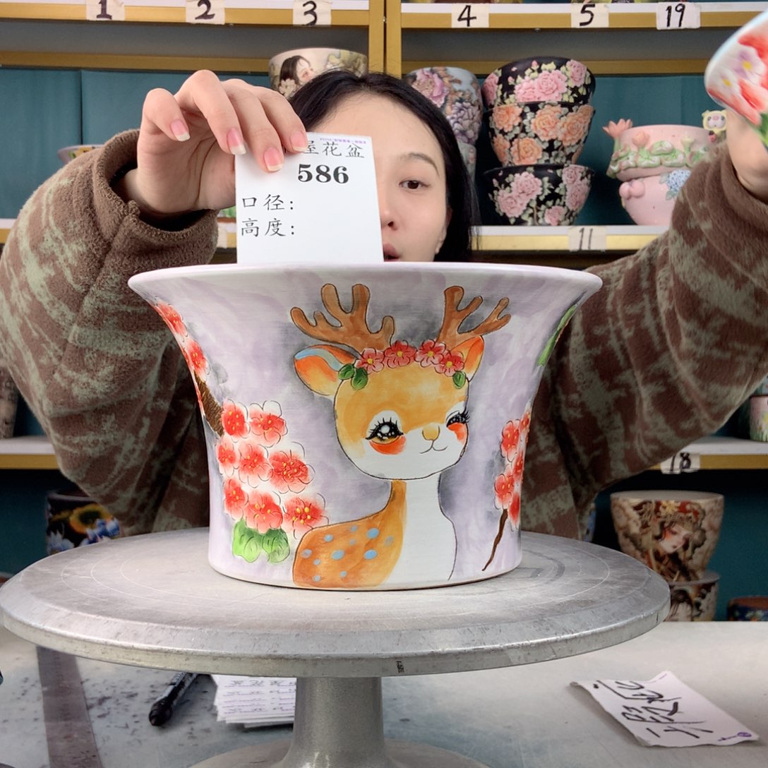 罐景德镇手工瑕疵586