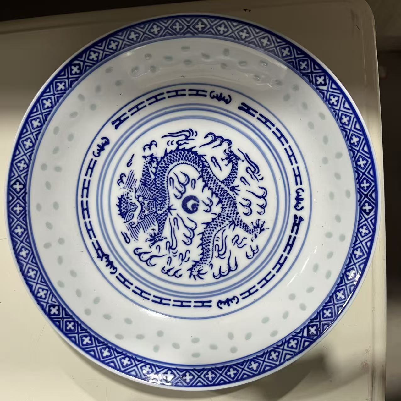 景德镇陶瓷手工盘洋气