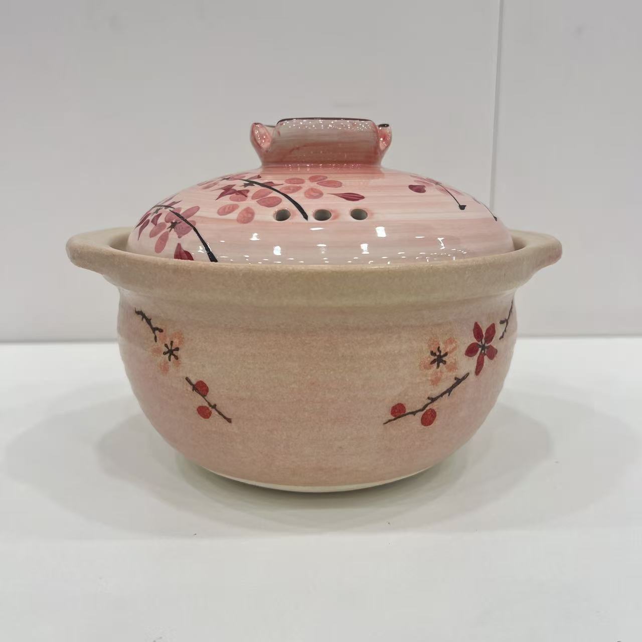  耐高温燃气灶电陶炉和风 花见万 土烧砂锅3号锅1.8L