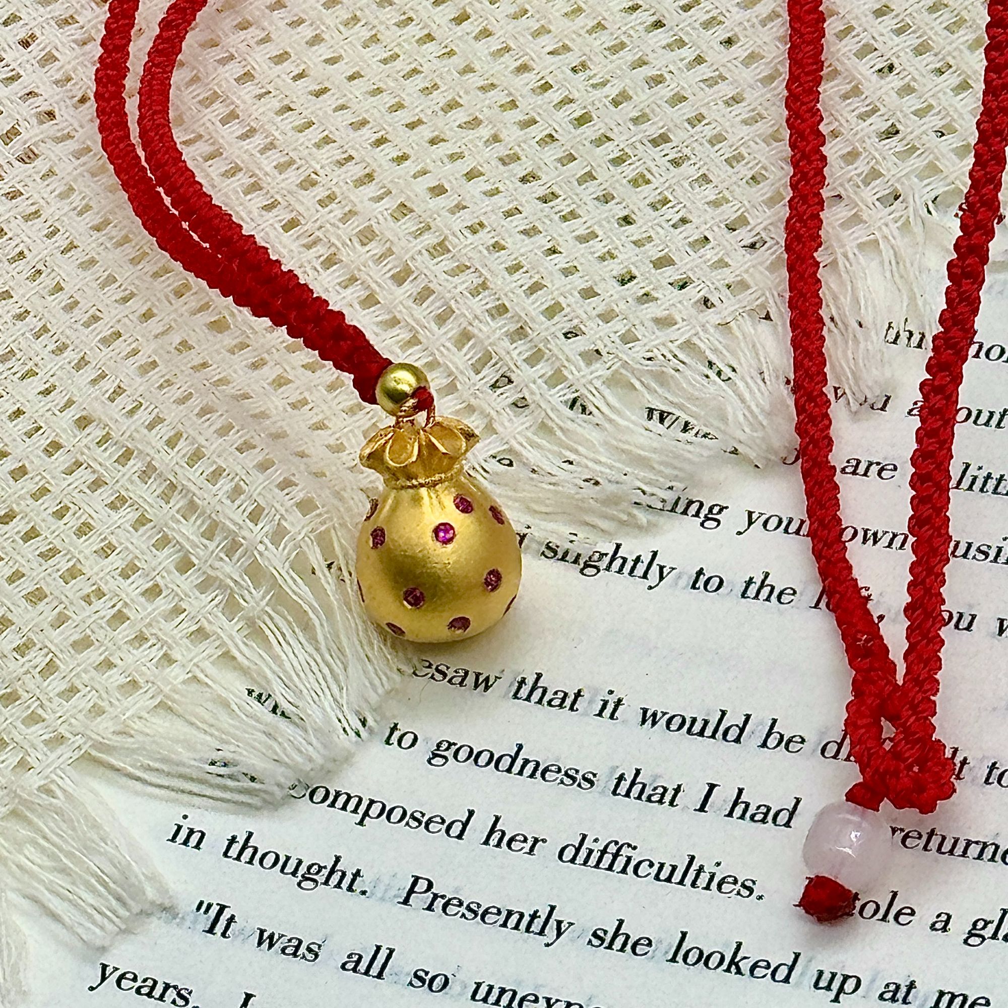 925银银制品 925银拉丝福袋