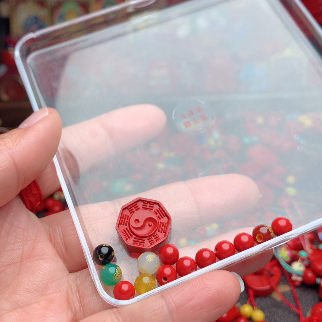 天然辰砂工艺品朱砂手机坠