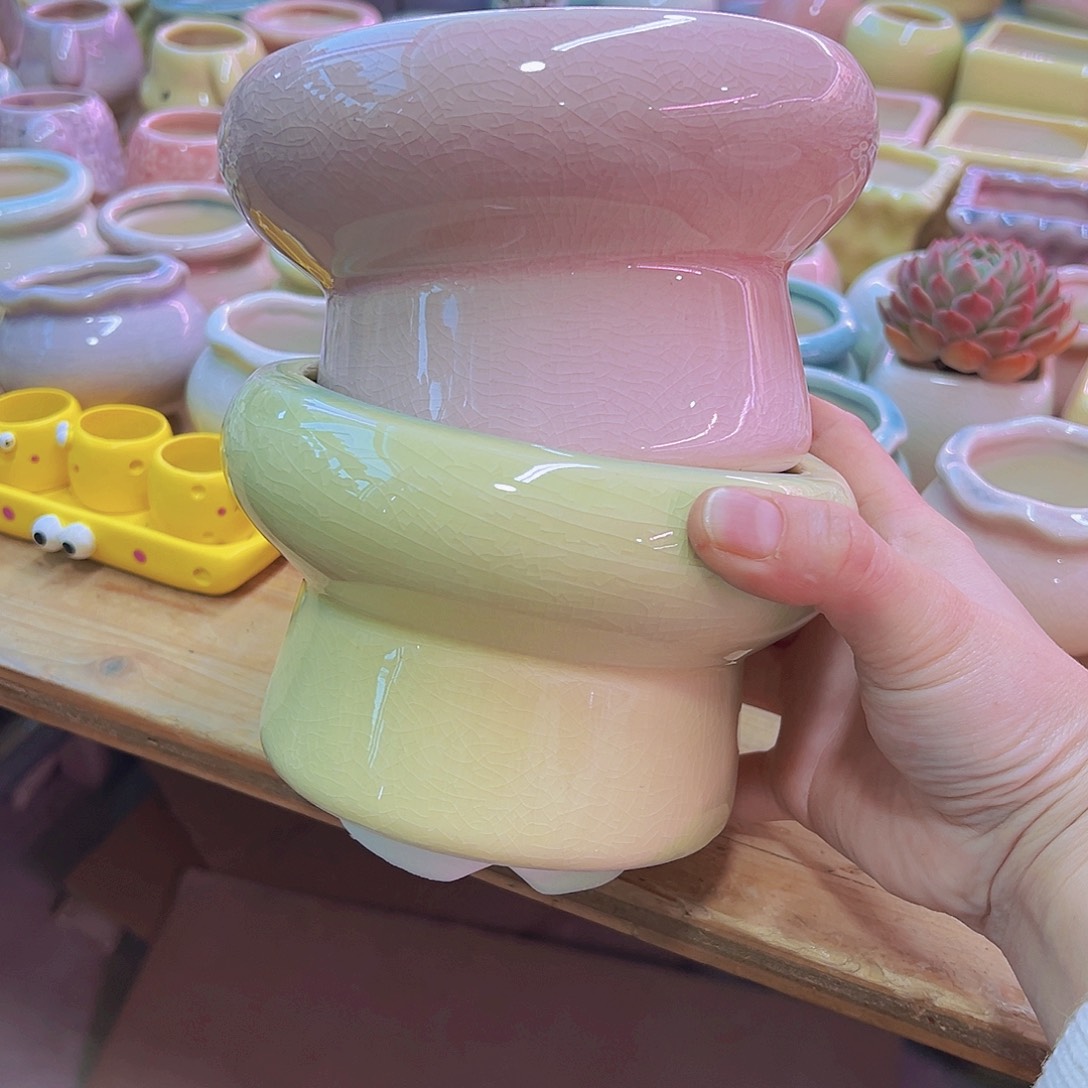 陶瓷花盆当场凑满12包邮