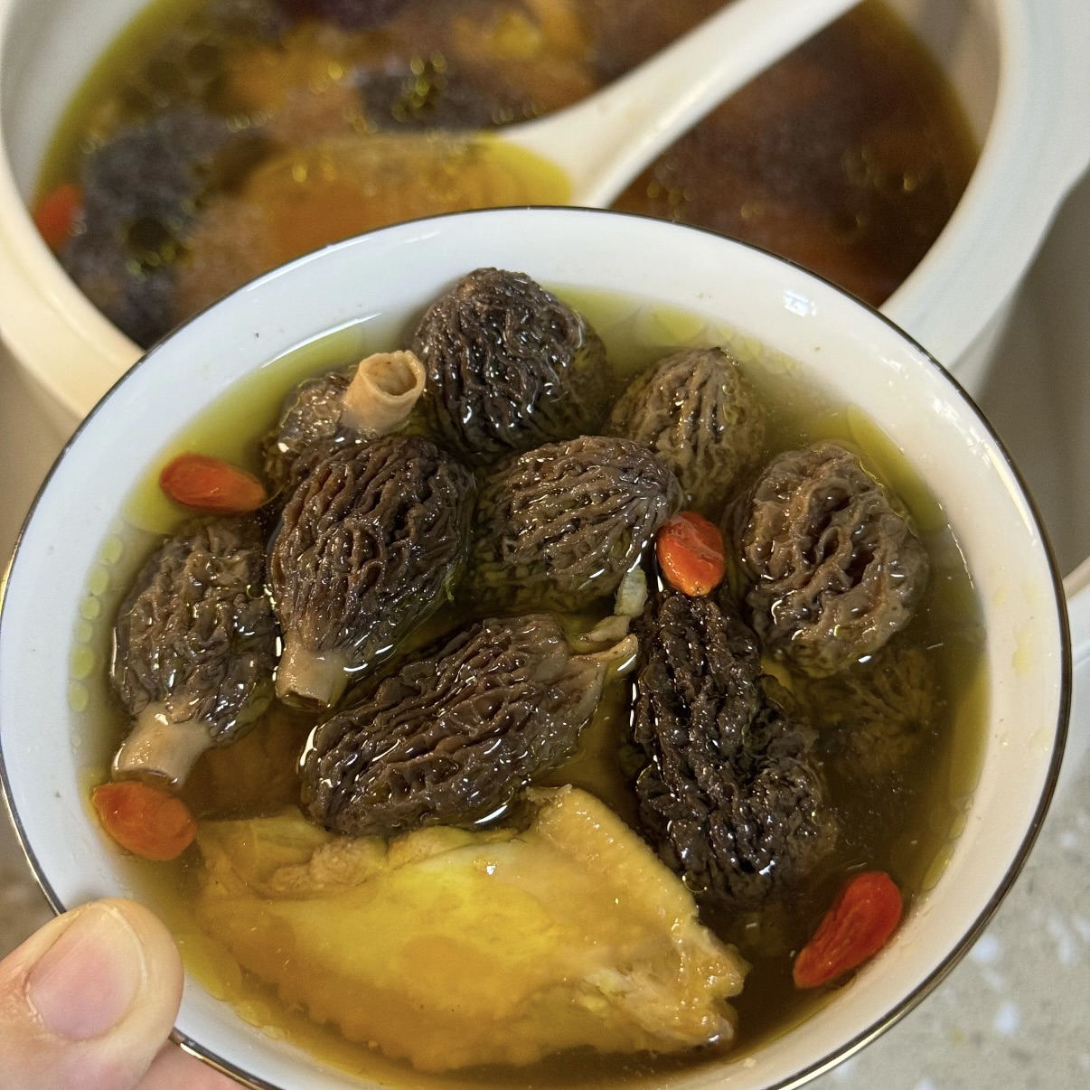 小号圆球羊肚菌 全剪脚 去泥去沙干干净净 煮粥煲汤 家用肉厚款
