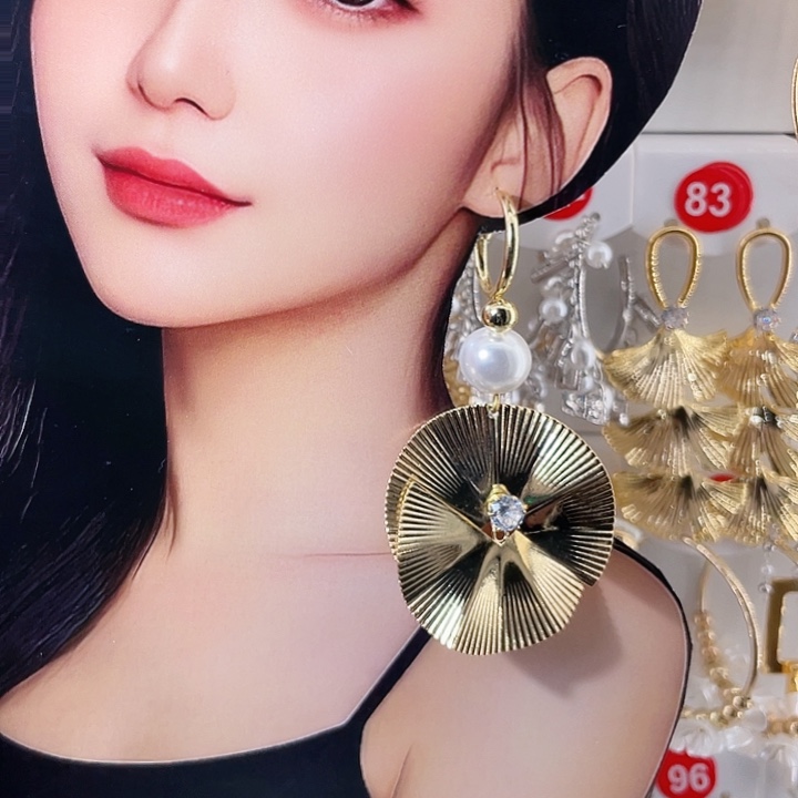 仿珍珠铁合金合金饰品耳饰17