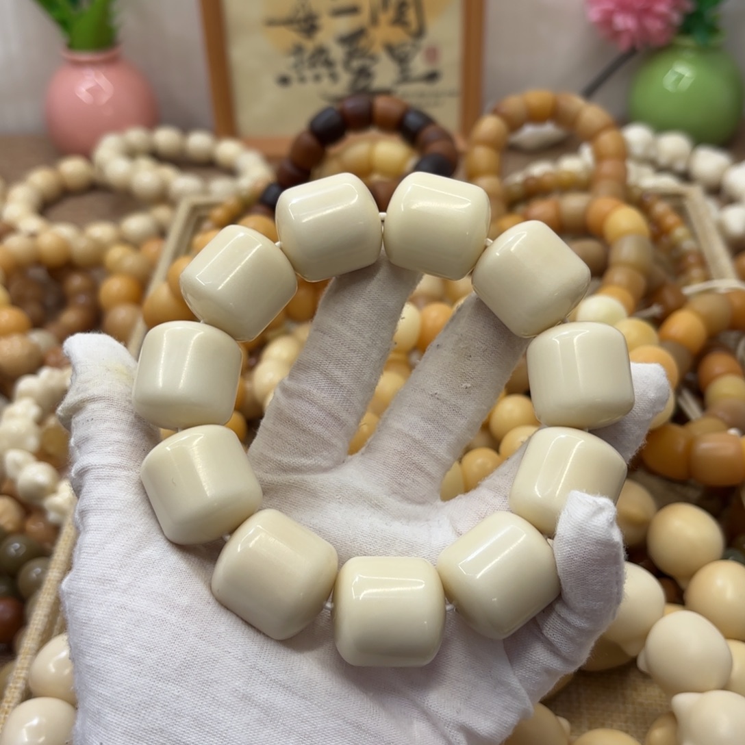 吊坠菩提根/象牙果24干磨牙果宝宝金轮单圈