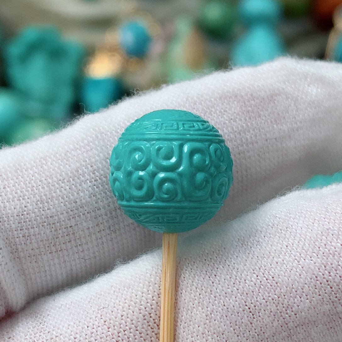 绿松石珠宝奇石未镶嵌