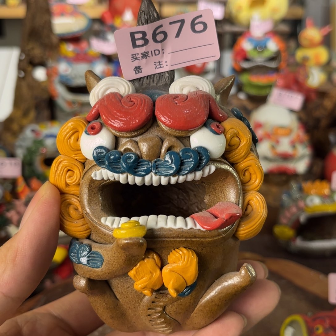 泥塑纯手工茶宠摆件