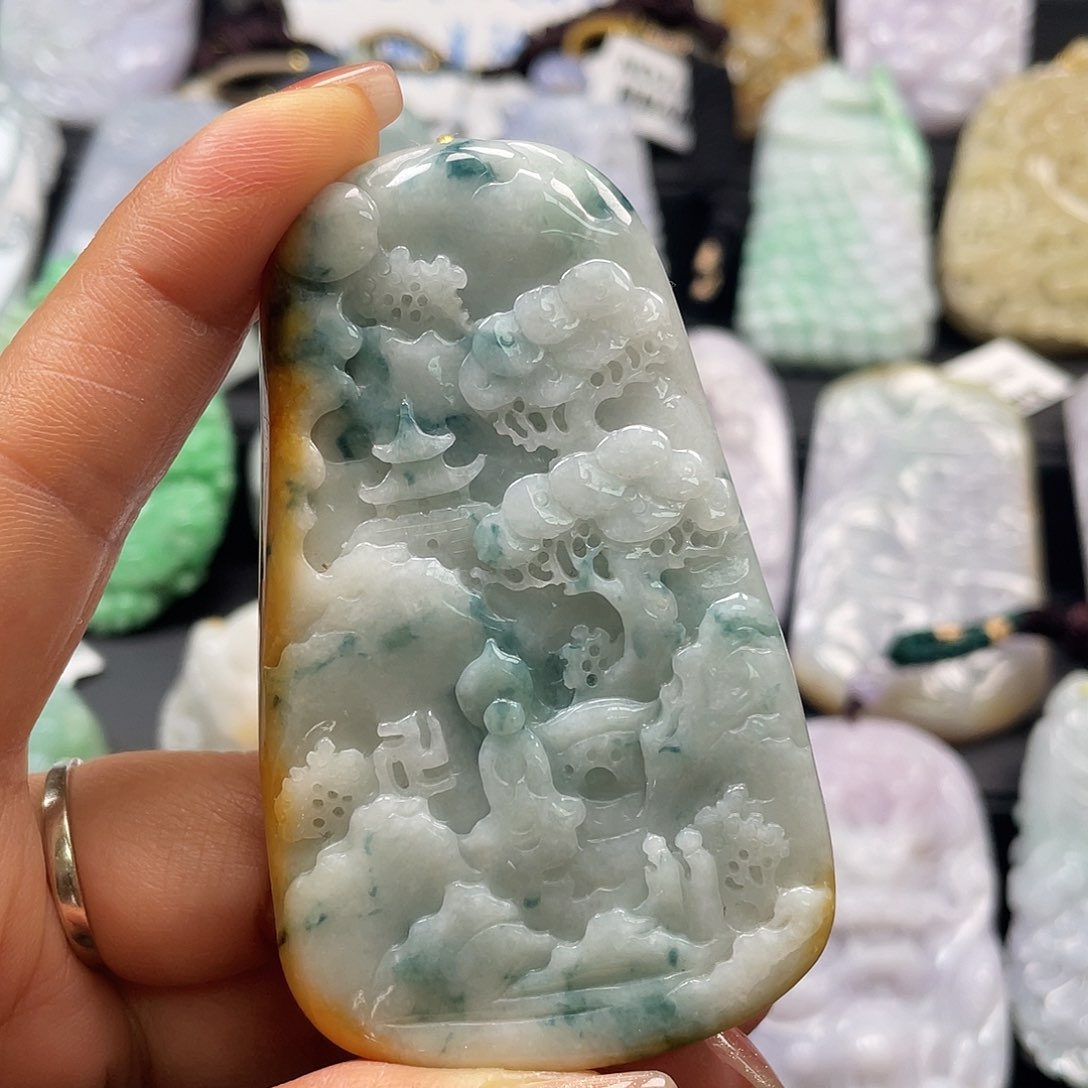 翡翠吊坠(不含链)未镶嵌