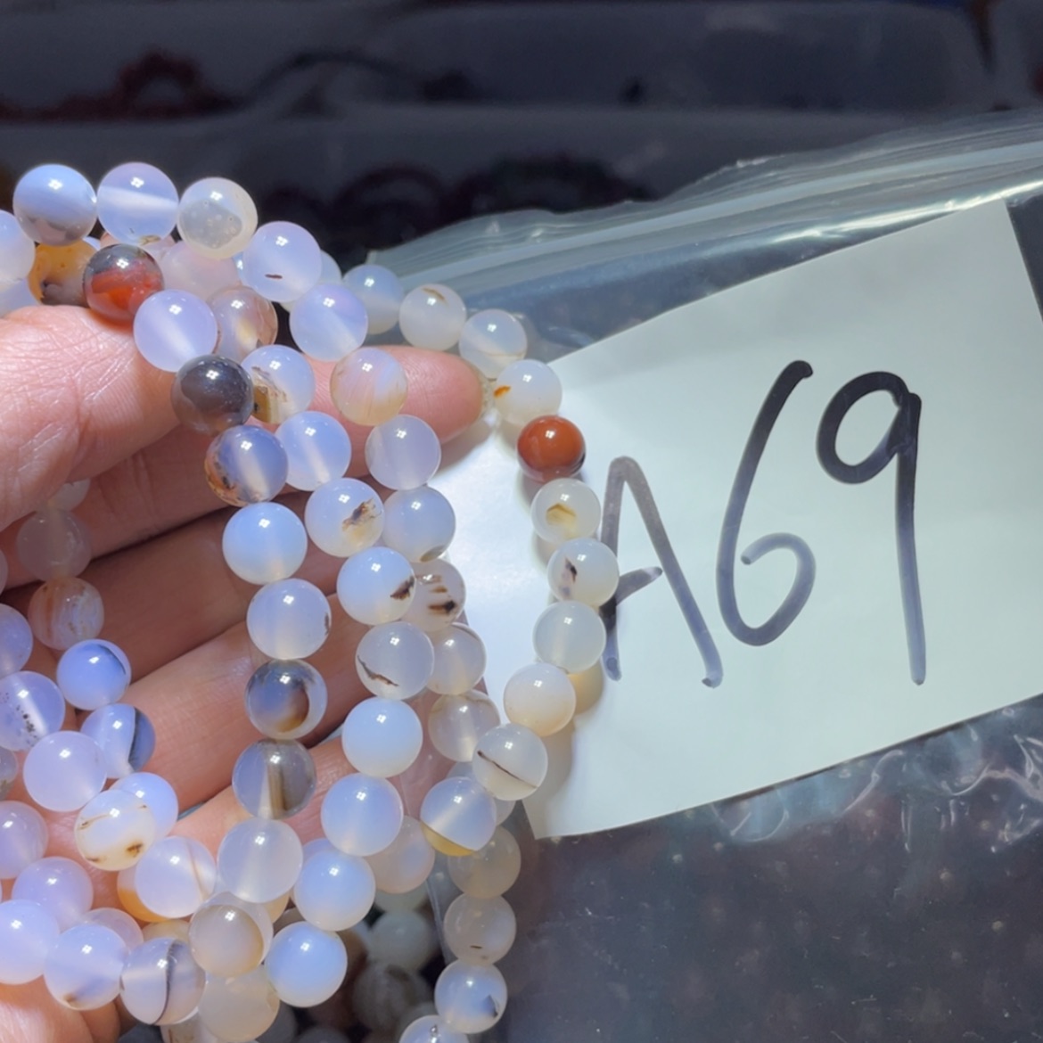 【闪购商品】玛瑙/玉髓手链未镶嵌柒*