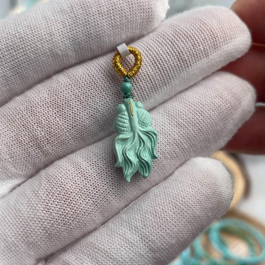 绿松石手链未镶嵌锦鲤鱼