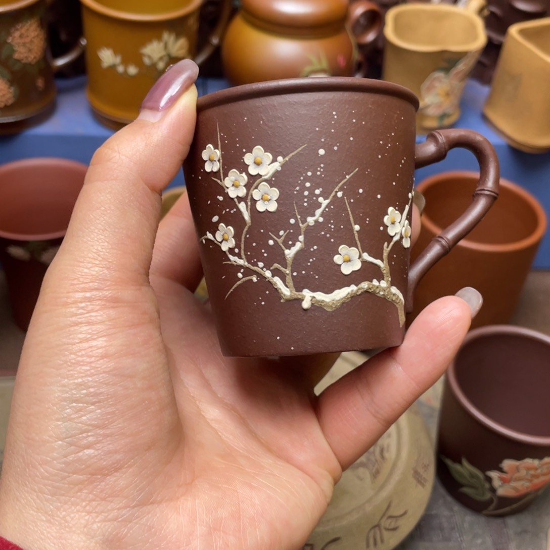 紫砂茶杯紫砂主人杯