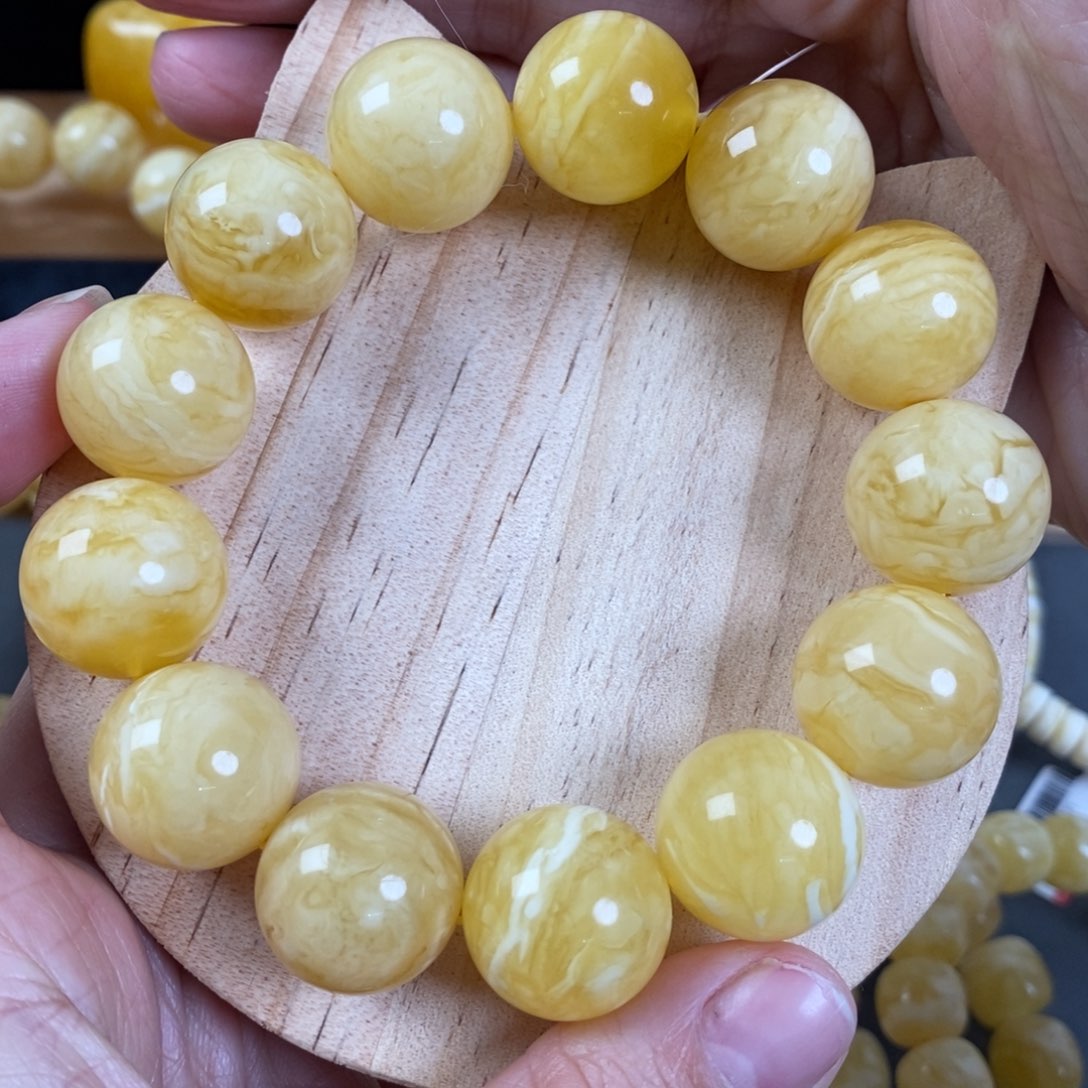 蜜蜡裸石未镶嵌18➕橘妖虎皮