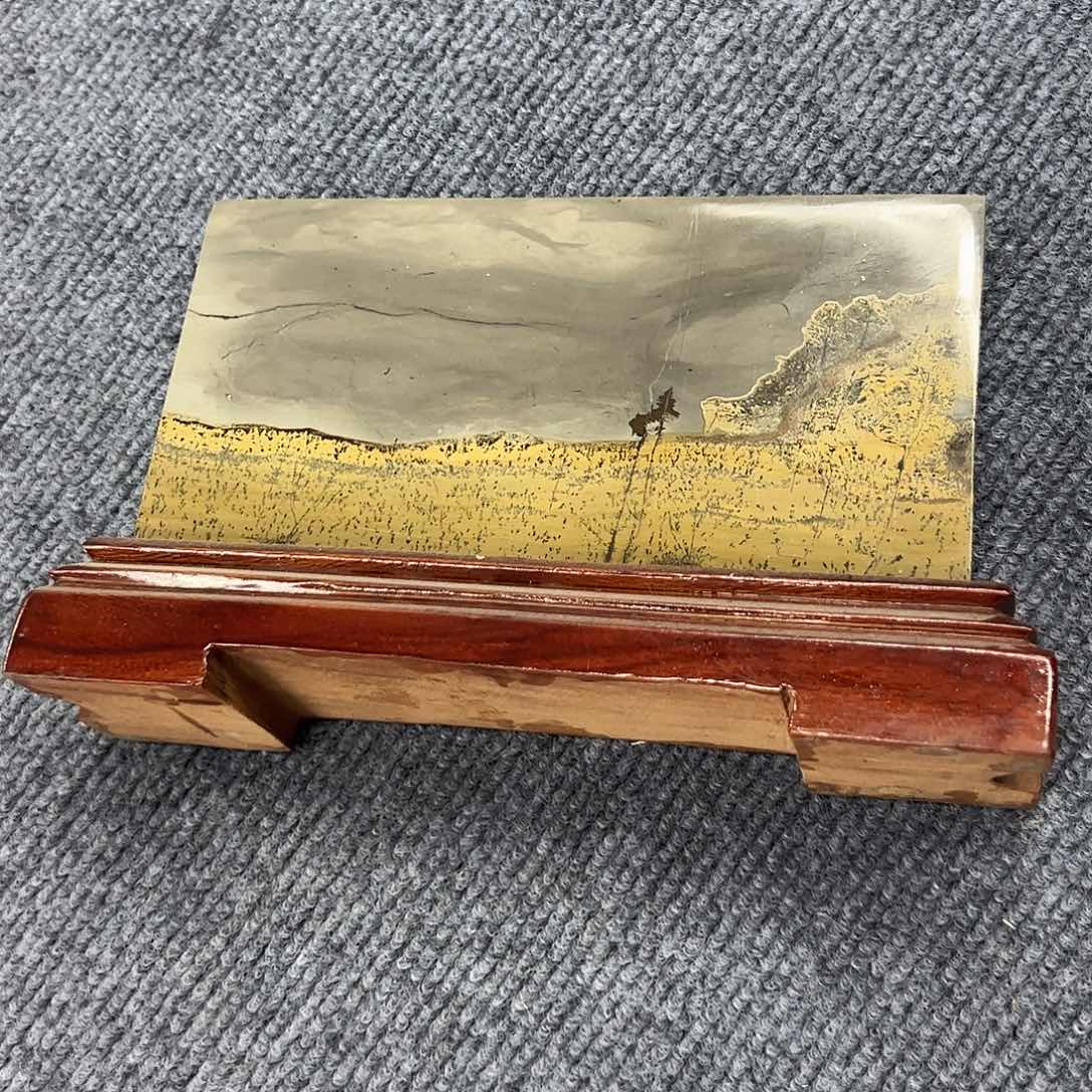 广西石广西天然国画石