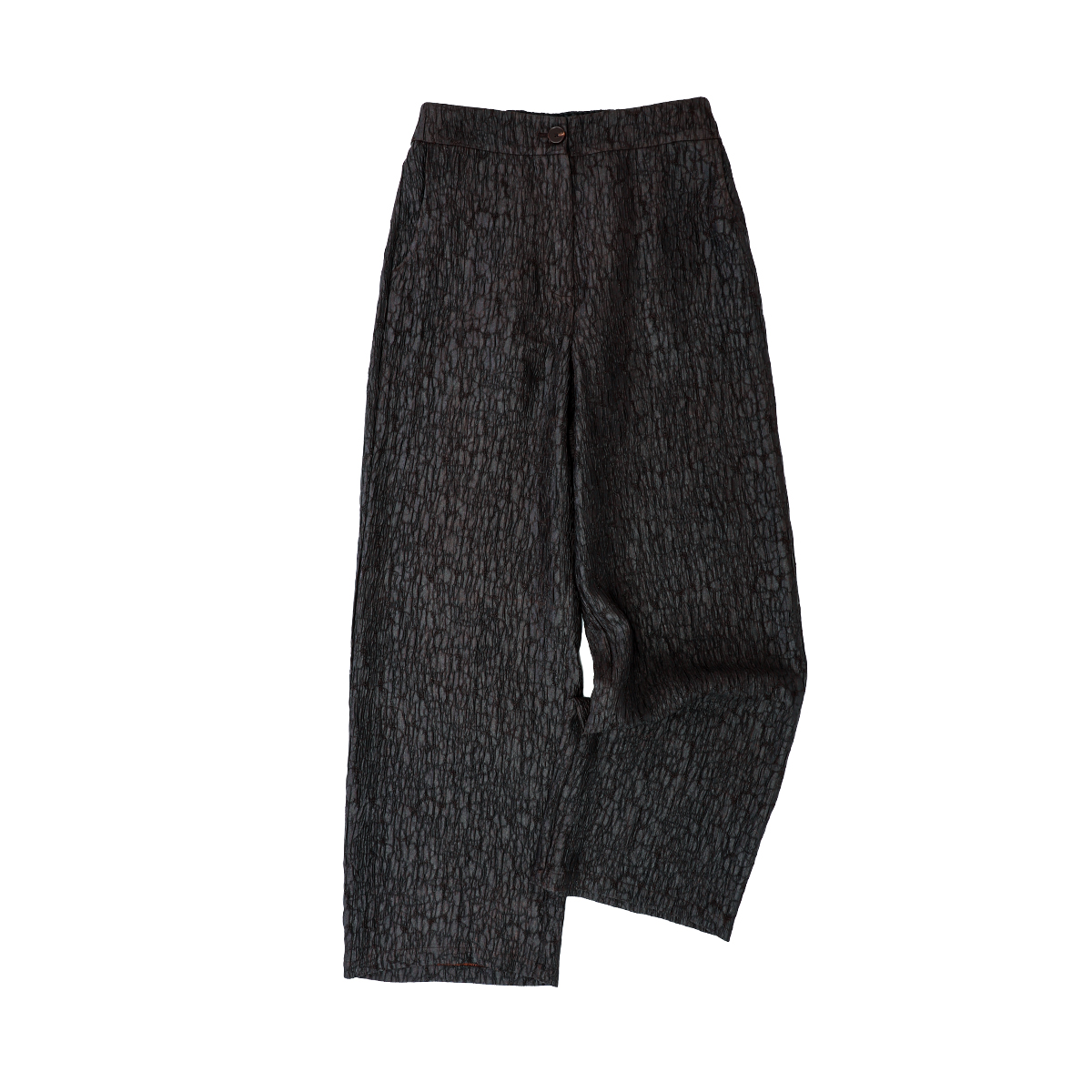 品牌新款桑蚕丝国风新中式阔腿裤子439714