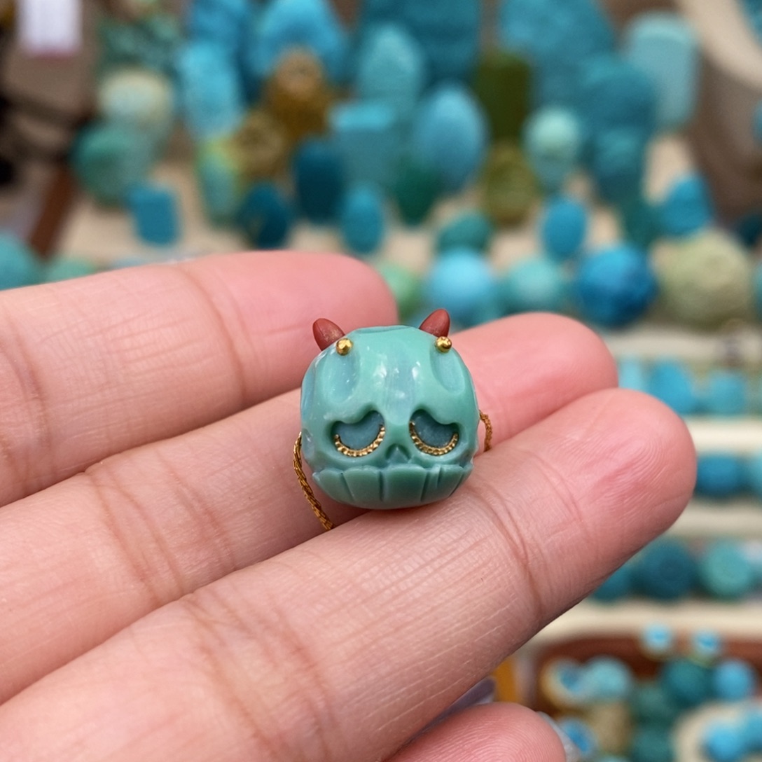 绿松石珠宝奇石未镶嵌