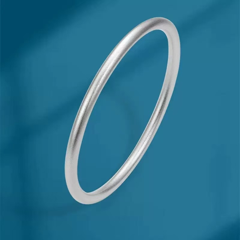 磨砂素圈闭口摆件  时尚高级气质百搭手工磨砂yyy圆形