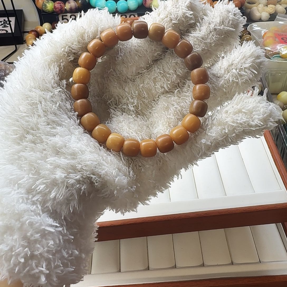 菩提根/象牙果手串10尺寸老料干磨