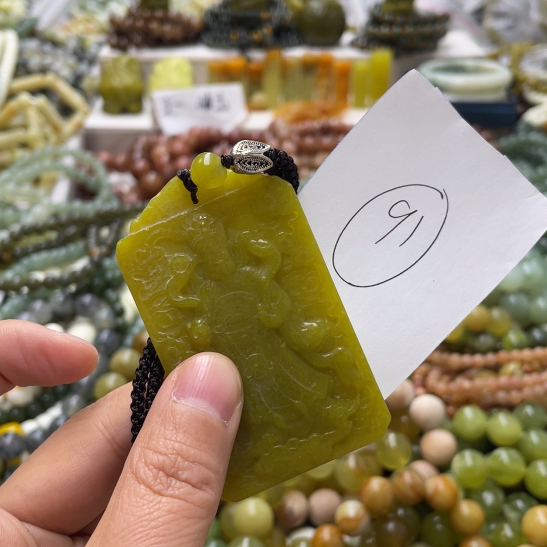 蛇纹石玉手链未镶嵌