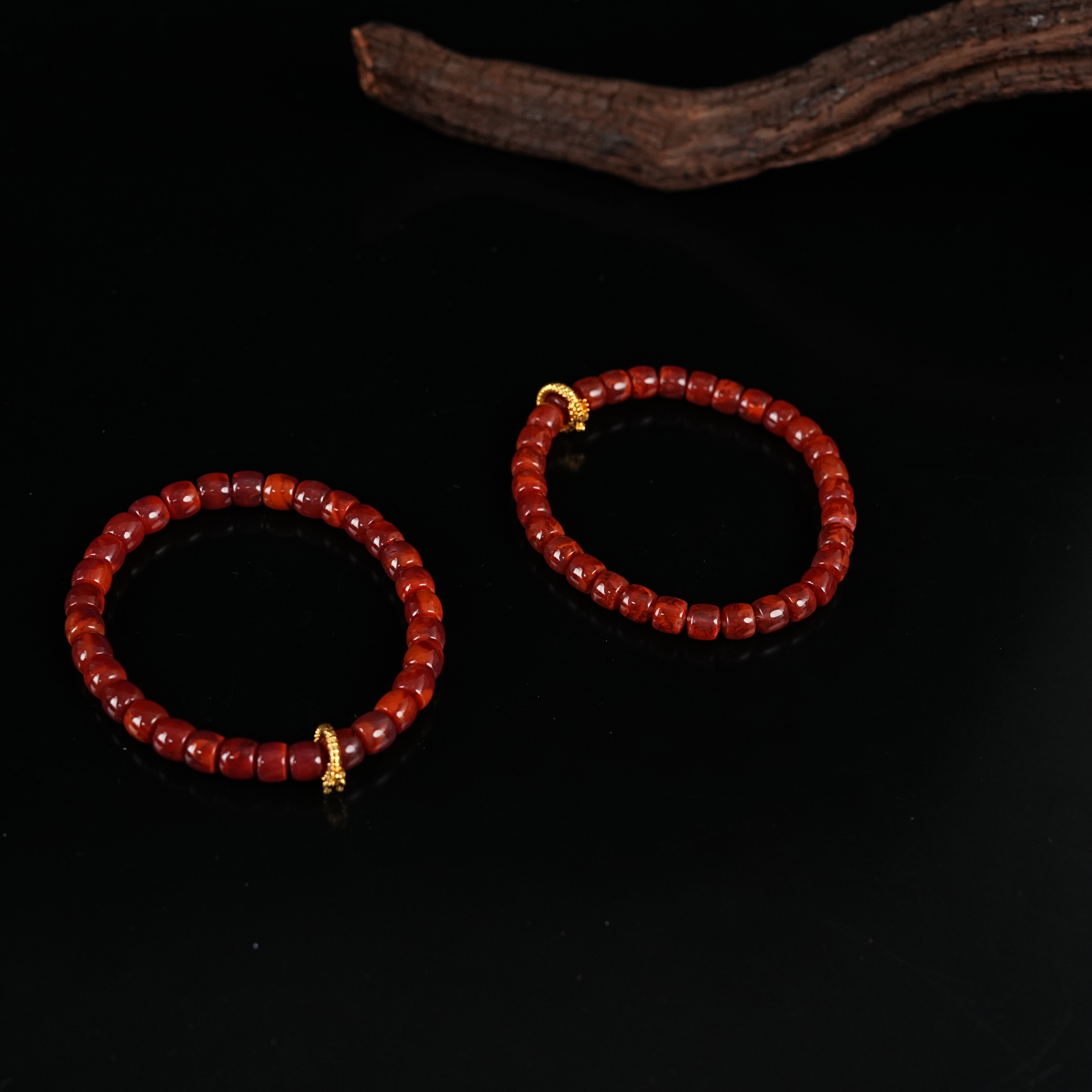 【云上叙】2 QJD00300324 南红DIY手串-多样性发其一 约6mm