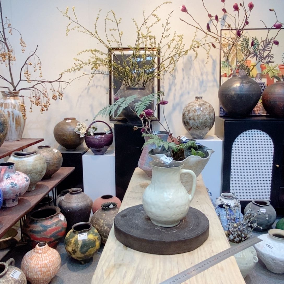 瓶景德镇手工盘泥瑕疵