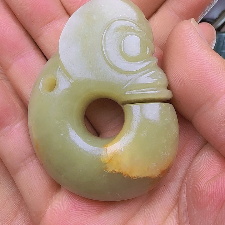 和田玉吊坠(不含链)未镶嵌