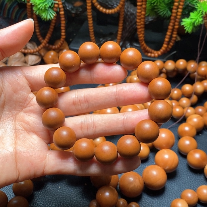 橄榄核手串阿*1.45尺寸微花