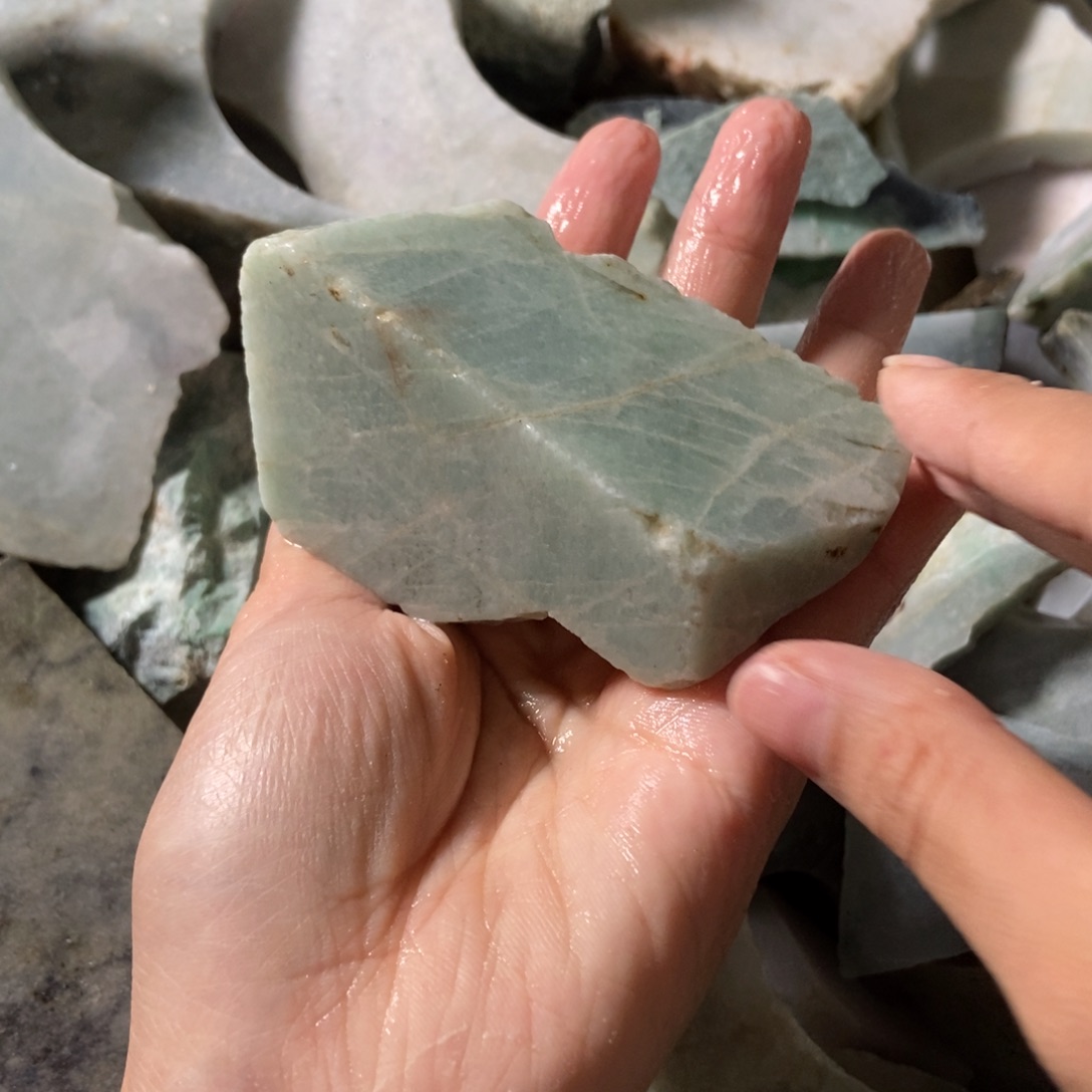 翡翠未镶嵌挂件天然翡翠