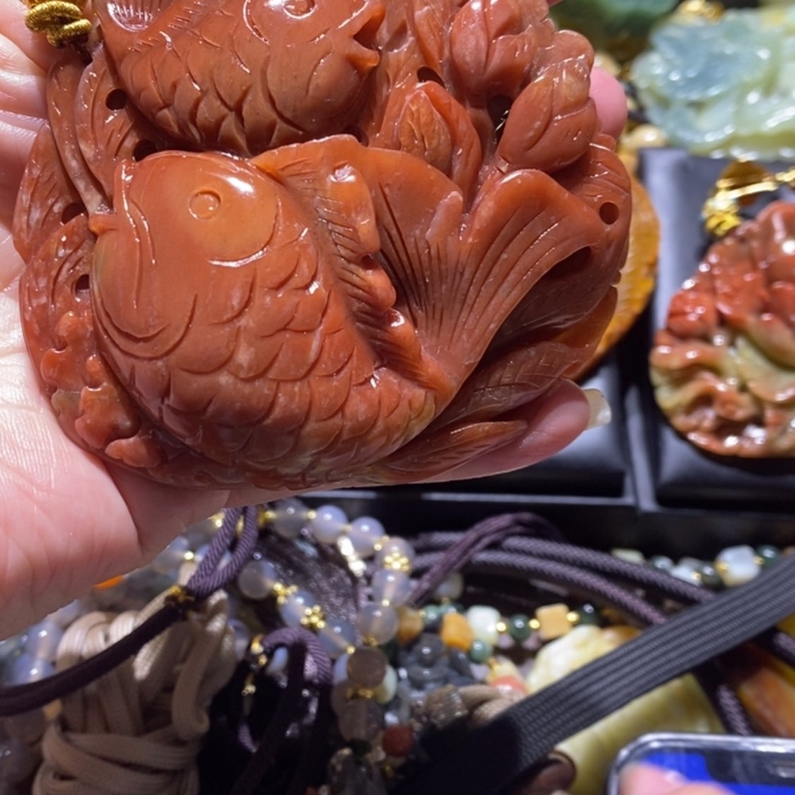 【闪购商品】岫玉毛衣链未镶嵌