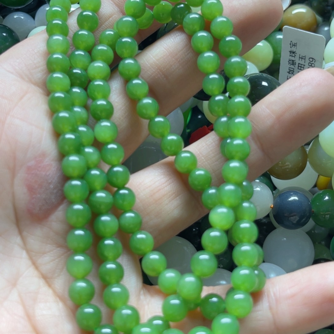 和田玉手链未镶嵌