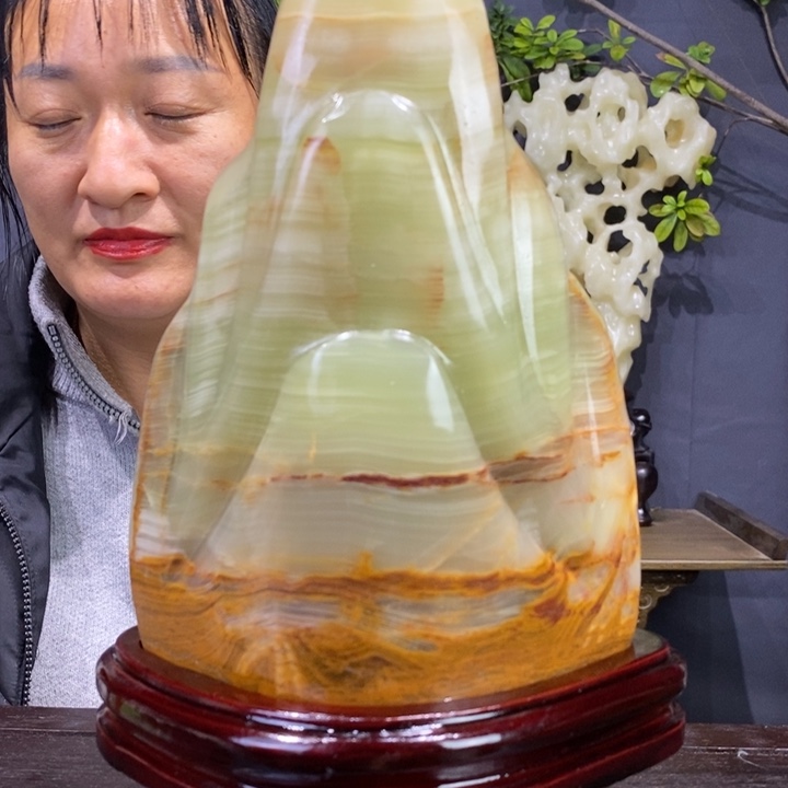 石材精品古青石摆件