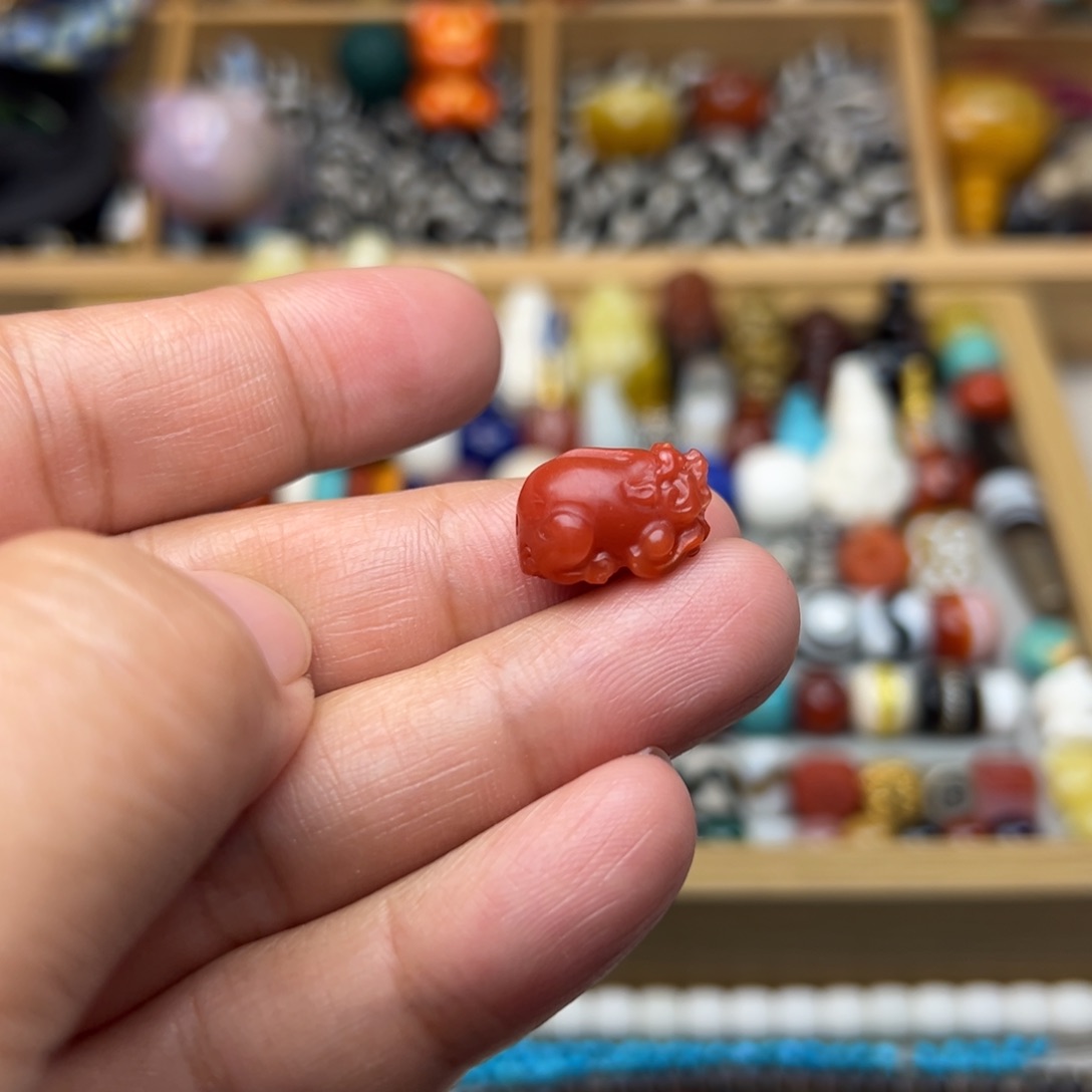 南红玛瑙貔貅未镶嵌