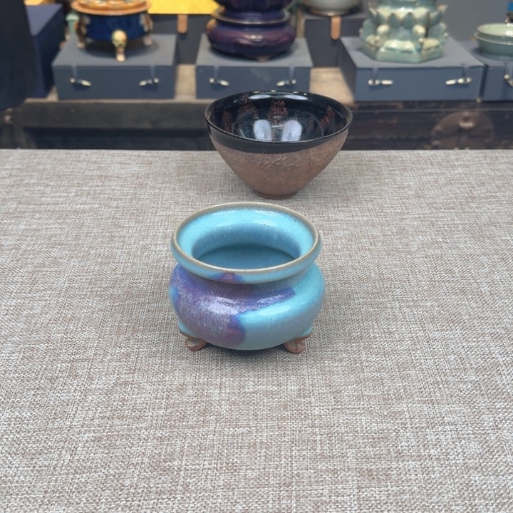 摆件陶瓷旧藏摆件