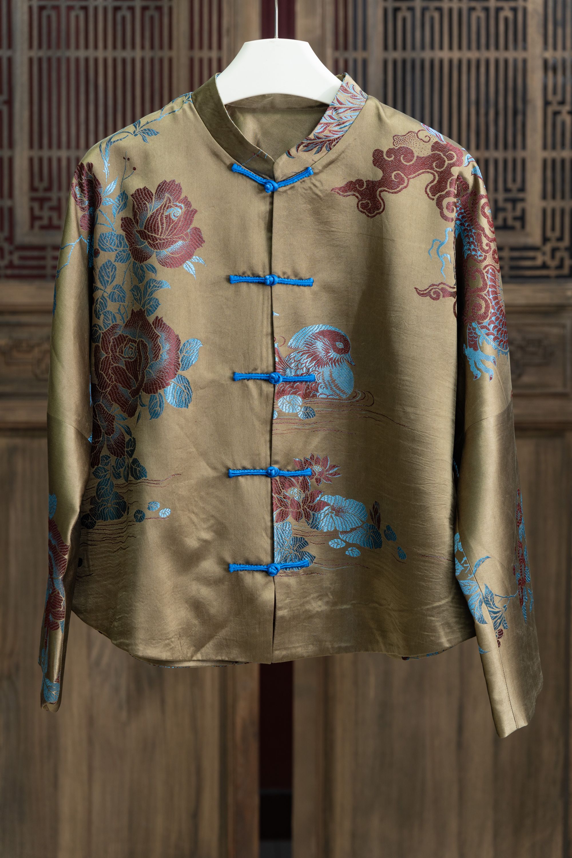 【云囍原创设计】全丝丝织锦对襟新中式外套