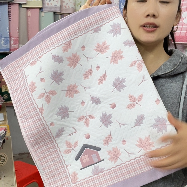 棉特价促销紫色枫叶