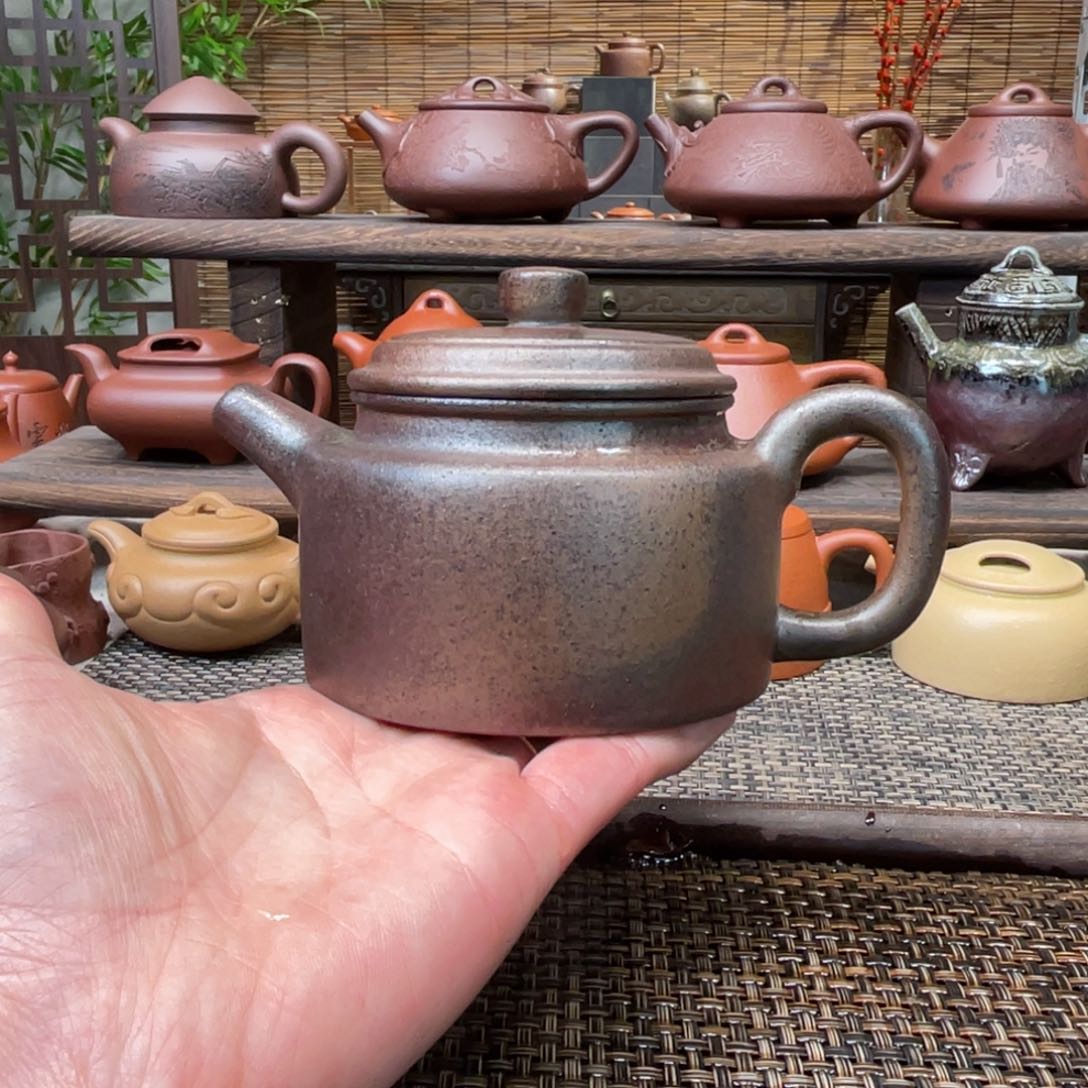 紫砂茶壶宜兴原矿紫砂手工制全240