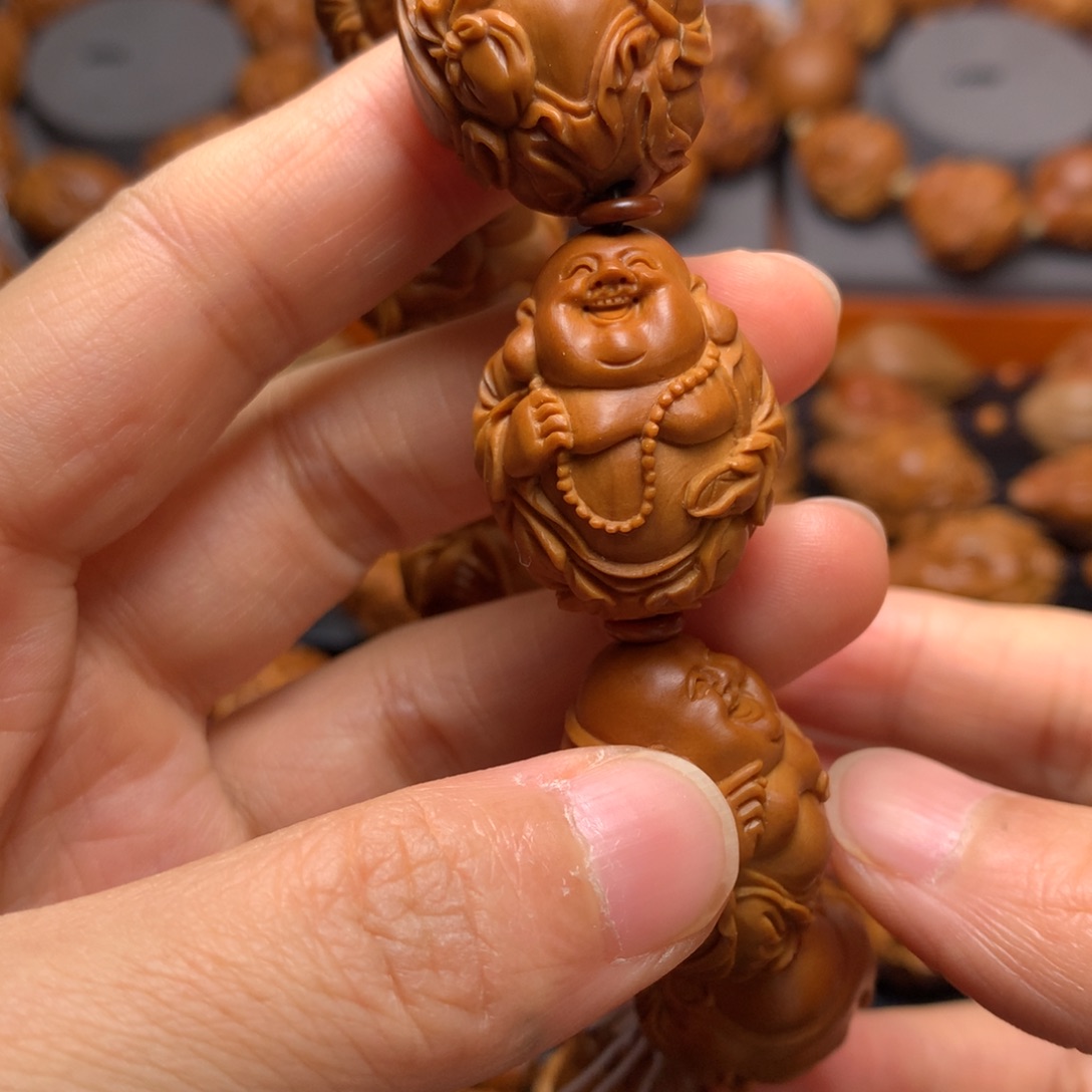 橄榄核手串/手链午*八宝弥勒