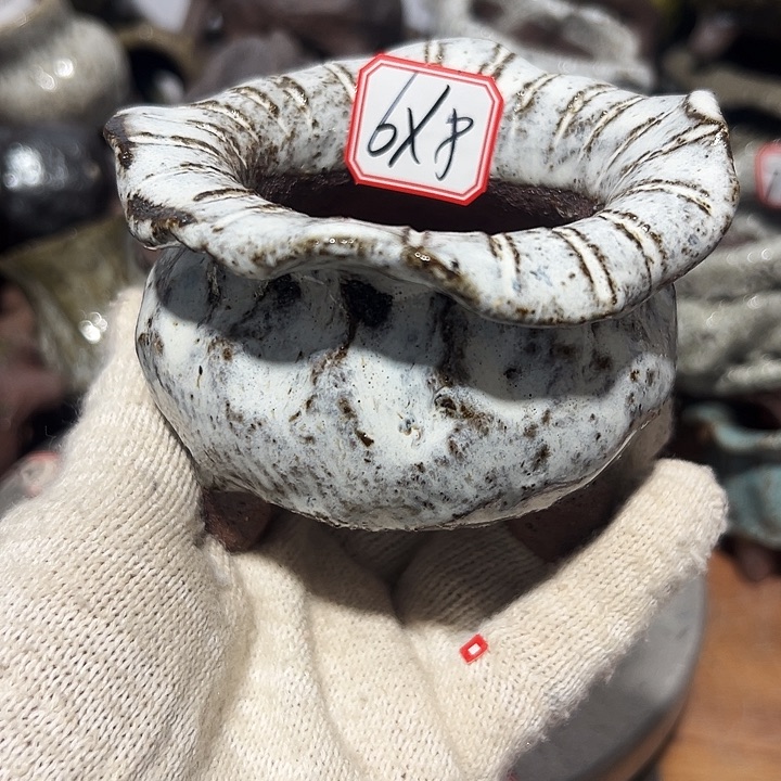 粗陶花盆制作面包