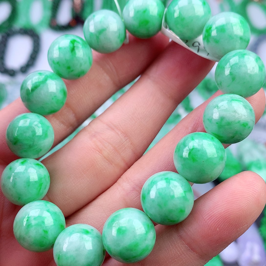 未镶嵌手链翡翠手串