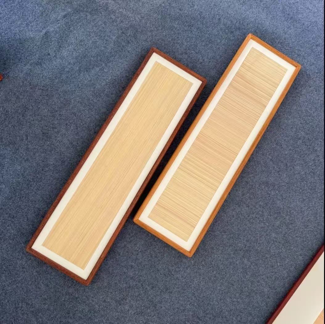 75*20实木画框榫卯结构可定制用于字画装裱挂墙