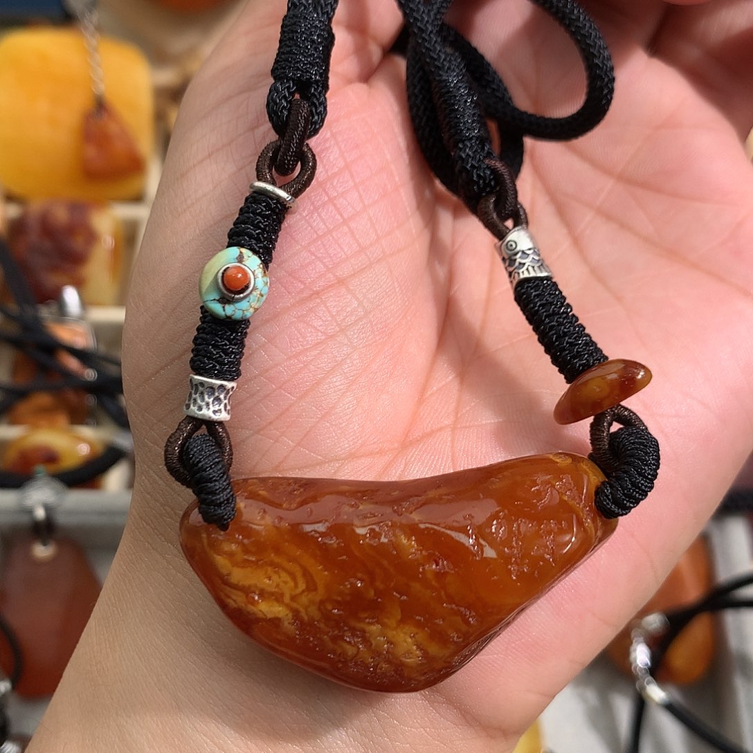 蜜蜡裸石未镶嵌你