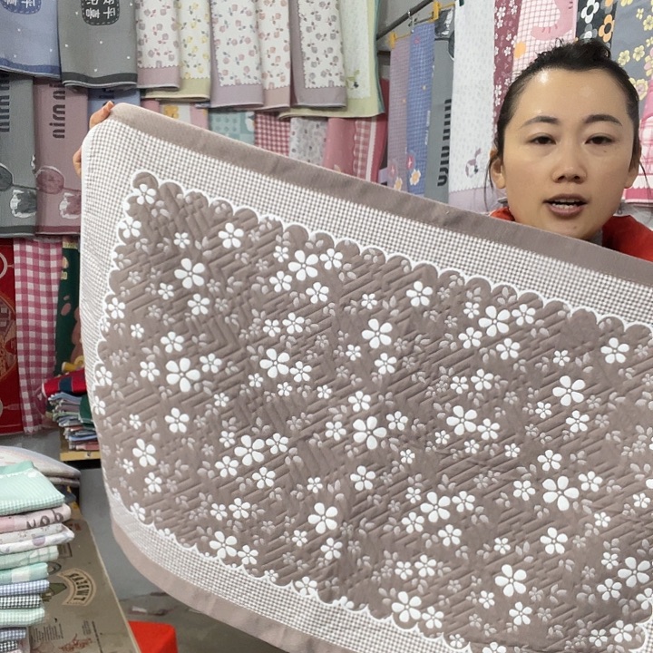 棉特价咖色小雪花