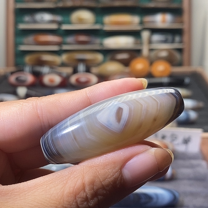 植***学玛瑙/玉髓未镶嵌吊坠(不含链)