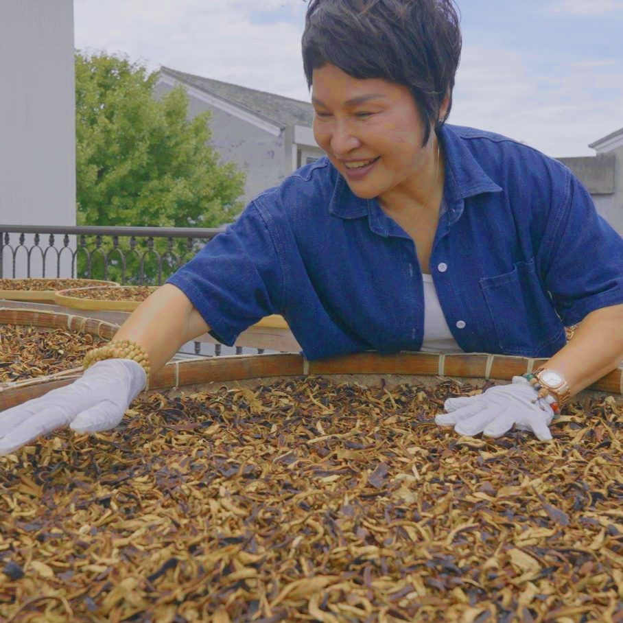 乡村赵大姐九蒸九晒陈皮