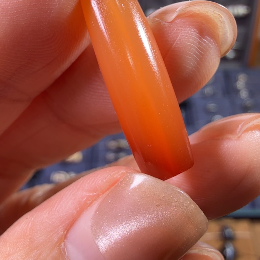 石英质玉红玉髓未镶嵌