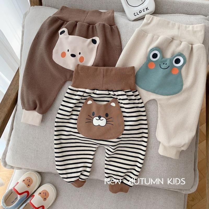 婴儿卡通大PP裤秋装新款洋气长裤男宝126岁女童加胖童棉裤