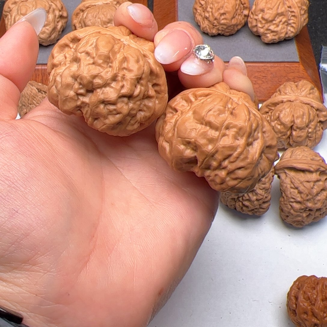 文玩核桃把件蛤蟆42丽