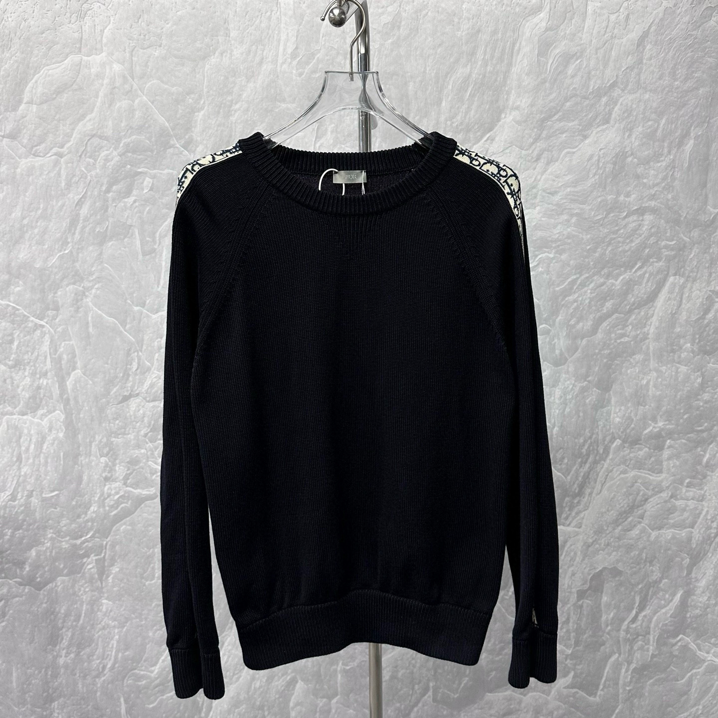 未使用 DIOR/迪奥 侧logo针织毛衣 L码 J01241