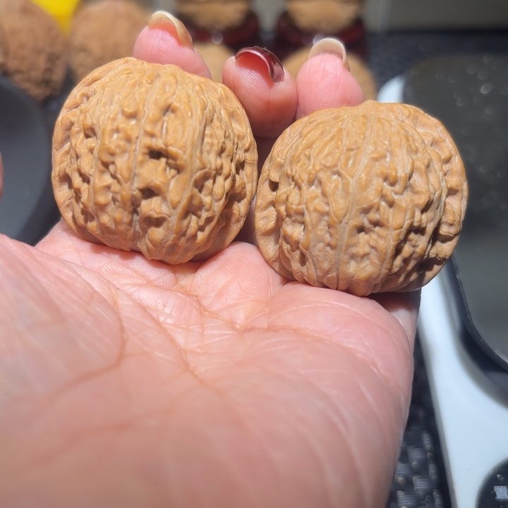 把件文玩核桃36石子磨