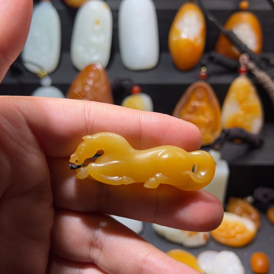 和田玉手链未镶嵌平****8